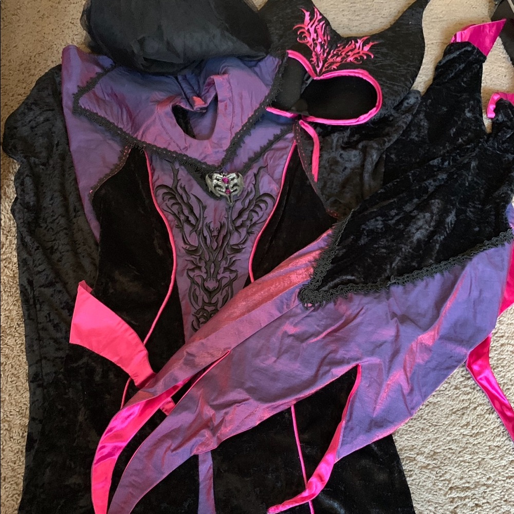 Halloween costumes dress Maleficent dress